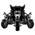 Wolf Motorcycle Logo Vinyl Car Decal Sticker – Waterproof & UV-Resistant 6.826666666666667"