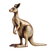 Bronze Kangaroo Statue Vinyl Car Decal Sticker – Waterproof & UV-Resistant 3.4133333333333336"