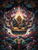 Primordial Cosmic Deity Vinyl Car Decal Sticker – Waterproof & UV-Resistant 8.213333333333333"