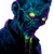 Neon Zombie Vinyl Car Decal Sticker – Waterproof & UV-Resistant 6.826666666666667"