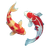 Colorful Koi Fish V14 Vinyl Car Decal Sticker – Waterproof & UV-Resistant 3.4133333333333336"