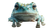 Blueish Frog Portrait V2 Vinyl Car Decal Sticker – Waterproof & UV-Resistant 5.4