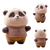 Chubby Panda Trio Vinyl Car Decal Sticker – Waterproof & UV-Resistant 3.4133333333333336"