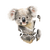 Happy Koala Hugging V2 Vinyl Car Decal Sticker – Waterproof & UV-Resistant 6.826666666666667"