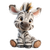Baby Zebra Mascot Vinyl Car Decal Sticker – Waterproof & UV-Resistant 3.4133333333333336"