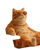 Sunbathing Tabby Cat V2 Vinyl Car Decal Sticker – Waterproof & UV-Resistant 4.0"