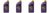4x Royal Purple Synthetic Oil | 1 Quart Bottle | HP 2-C Series | 5W-30 | Clean, Efficient, High Performance | TCWIII Certified