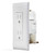 Seamless Dual Outlet Receptacle | White, Non-GFI | RV Designer