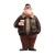 Chubby Pilot Man Vinyl Car Decal Sticker – Waterproof & UV-Resistant 3.4133333333333336"