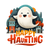 Happy Haunting Ghost V2 Vinyl Car Decal Sticker – Waterproof & UV-Resistant 6.826666666666667"