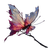 Dream Butterfly V2 Vinyl Car Decal Sticker – Waterproof & UV-Resistant 3.4133333333333336"