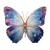 Starry Pastel Butterfly Vinyl Car Decal Sticker – Waterproof & UV-Resistant 3.4133333333333336"
