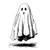 Ghost Outline V2 Vinyl Car Decal Sticker – Waterproof & UV-Resistant 6.826666666666667"