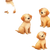 Cartoon Labrador Pattern Vinyl Car Decal Sticker – Waterproof & UV-Resistant 6.826666666666667"
