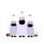 Ghost Bride Halloween Vinyl Car Decal Sticker – Waterproof & UV-Resistant 6.826666666666667"