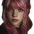Pink Haired Girl V2 Vinyl Car Decal Sticker – Waterproof & UV-Resistant 3.4133333333333336"