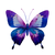 Symmetrical Watercolor Butterfly V2 Vinyl Car Decal Sticker – Waterproof & UV-Resistant 3.4133333333333336"
