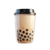 Kawaii Pearl Milk Tea Vinyl Car Decal Sticker – Waterproof & UV-Resistant 6.826666666666667"