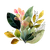 Botanical Watercolor V3 Vinyl Car Decal Sticker – Waterproof & UV-Resistant 3.4133333333333336"