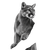 Mountain Lion Descending Vinyl Car Decal Sticker – Waterproof & UV-Resistant 6.826666666666667"
