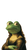 Frog Mona Lisa Vinyl Car Decal Sticker – Waterproof & UV-Resistant 4.8533333333333335"
