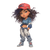 Chibi Hip-Hop Girl V2 Vinyl Car Decal Sticker – Waterproof & UV-Resistant 6.826666666666667"