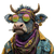 Stoner Cow V2 Vinyl Car Decal Sticker – Waterproof & UV-Resistant 3.4133333333333336"