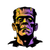 Frankenstein Face Vinyl Car Decal Sticker – Waterproof & UV-Resistant 6.826666666666667"
