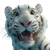 Underwater Tiger Selfie V2 Vinyl Car Decal Sticker – Waterproof & UV-Resistant 3.4133333333333336"