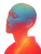 Female Xenobot Portrait V2 Vinyl Car Decal Sticker – Waterproof & UV-Resistant 8.213333333333333"