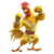 Boxing Rooster V4 Vinyl Car Decal Sticker – Waterproof & UV-Resistant 3.4133333333333336"