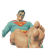 Clark Kent Relaxing Vinyl Car Decal Sticker – Waterproof & UV-Resistant 3.4133333333333336"