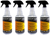 4x Ultimate Bio-Kleen Hull Cleaner | Remove Spider Stains, Algae, Scum Lines, Rust | For Fiberglass Boats, Stainless steel, Concrete | 32oz Spray Bottle