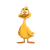 Silly Yellow Duck V2 Vinyl Car Decal Sticker – Waterproof & UV-Resistant 3.4133333333333336"