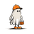 Cute Cartoon Ghost V16 Vinyl Car Decal Sticker – Waterproof & UV-Resistant 3.4133333333333336"