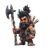 Barbarian Gnome V2 Vinyl Car Decal Sticker – Waterproof & UV-Resistant 3.4133333333333336"