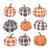 Plaid Pumpkins Clipart V2 Vinyl Car Decal Sticker – Waterproof & UV-Resistant 6.826666666666667"