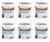 6x Dicor Corp. Roof Coating | Protects RV EPDM Rubber Roof | Weather Resistant, UV Protection | Use with Cleaner/Activator