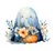 Cute Ghost Clipart V9 Vinyl Car Decal Sticker – Waterproof & UV-Resistant 3.4133333333333336"