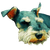 Schnauzer Nap Vinyl Car Decal Sticker – Waterproof & UV-Resistant 3.4133333333333336"