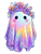 Cute Iridescent Ghost Vinyl Car Decal Sticker – Waterproof & UV-Resistant 8.213333333333333"