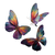 Rainbow Butterflies Fluttering Vinyl Car Decal Sticker – Waterproof & UV-Resistant 3.4133333333333336"