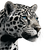Blue-Eyed Jaguar Vinyl Car Decal Sticker – Waterproof & UV-Resistant 3.4133333333333336"