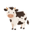 Cartoon Cow V10 Vinyl Car Decal Sticker – Waterproof & UV-Resistant 3.466666666666667"