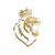 Roaring Lion Logo V2 Vinyl Car Decal Sticker – Waterproof & UV-Resistant 3.4133333333333336"