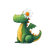 Cute Peace Dragon Vinyl Car Decal Sticker – Waterproof & UV-Resistant 3.4133333333333336"