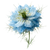 Blue Nigella Flower V2 Vinyl Car Decal Sticker – Waterproof & UV-Resistant 6.826666666666667"