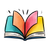 Reading Book Icon Vinyl Car Decal Sticker – Waterproof & UV-Resistant 3.4133333333333336"