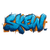 Graffiti Skew Vinyl Car Decal Sticker – Waterproof & UV-Resistant 3.4133333333333336"