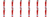 12x Marine Fire Extinguisher 10-B:C | Commercial-Grade Valve, Bicarbonate Agent, 2.5lb Steel, Red